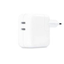 Apple Adaptateur -  Original Apple - secteur double port USB-C 35 Wat iPhone, iPad, MacBook