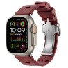 Apple Watch Ultra 2 GPS + Cellulaire - Boîtier Titane 49 mm - sport Kilim rouge