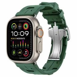 Apple Watch Ultra 2 GPS + Cellulaire - Boîtier Titane 49 mm - Sport Kilim vert