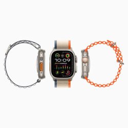 Apple Watch Ultra 2 GPS + Cellulaire - Boîtier Titane Naturel 49 mm - Alpine Sahara