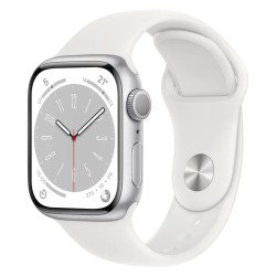 Apple Watch Series 8 GPS + Cellulaire - Boîtier en aluminium Argent 45 mm