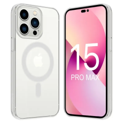 Apple Accessoire - Original Apple - Étui iphone transparent avec MagSafe pour iPhone 15 Pro Max