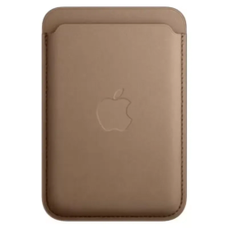 Apple Accessoire - Original Apple - Porte-cartes en cuir avec MagSafe pour iPhone - Taupe
