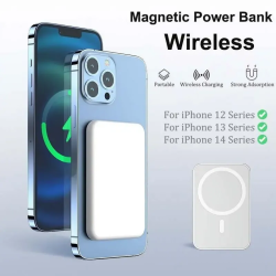 Apple - Accessoire Magnetic Power Bank - 10000 mAh - pour iPhone Series 12 / 13 / 14 / 15