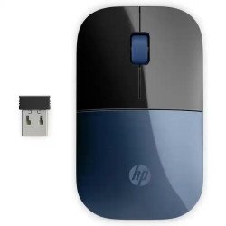 HP Z3700 Souris sans fil 2,4 GHz - 1200 ppp - 16 mois d'autonomie - style plat - Couleur Bleu foncé
